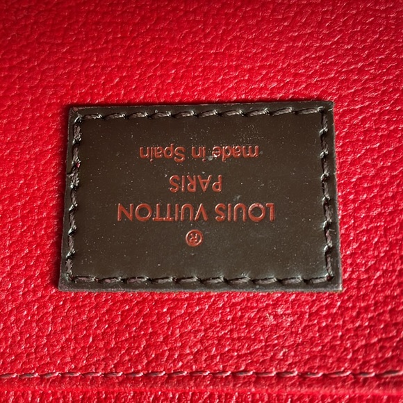 Authentic Louis Vuitton Damier Ebene Cosmetic Pouch - Picture 10 of 16